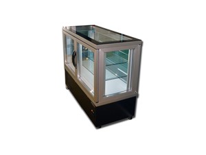 Tortenschrank TEKNA Cielo 76 3LE NFP:     	 Abmessungen: 	 B 760/ T 640/ H 1230    	 Fassungsvermögen/Inhalt: 	 In