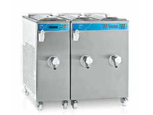Reifewanne CARPIGIANI Agemaster 60+60 XPL:     	Abmessungen: 	B 650/ T 860/ H 1003    	Fassungsvermögen/Inhalt: 	2x 20-