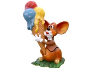 Maus mit Eistüte:    H1800