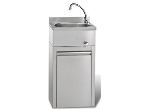 Handwaschbecken mit Unterschrank:    Dimensionen: B450 T350 H850  Höhe mit Aufkantung: H910    Gewicht 22,5kg