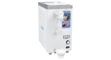 Sahnemaschine CARPIGIANI Ecowip:     	Abmessungen: 	B 220/ T 370/ H 450    	Fassungsvermögen/Inhalt: 	2 Liter