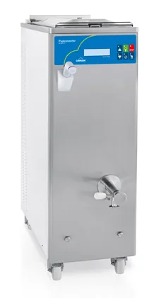 Ein Wasserspender ist vor einem weißen Hintergrund abgebildet.